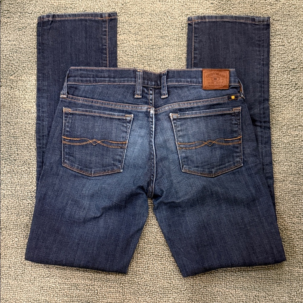 *Lucky Brand Indigo Charlie Straight Leg Jeans (sz 4/27 ankle)
